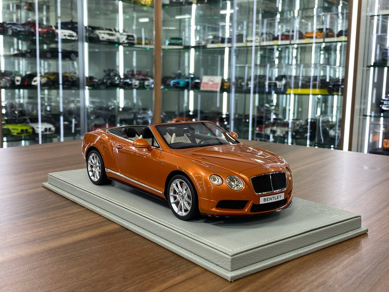1:18 Resin Model BBR Collection Model Bentley Continental GT V8 S – Sunrise (Limited 20 pcs – Dubai Collectors)