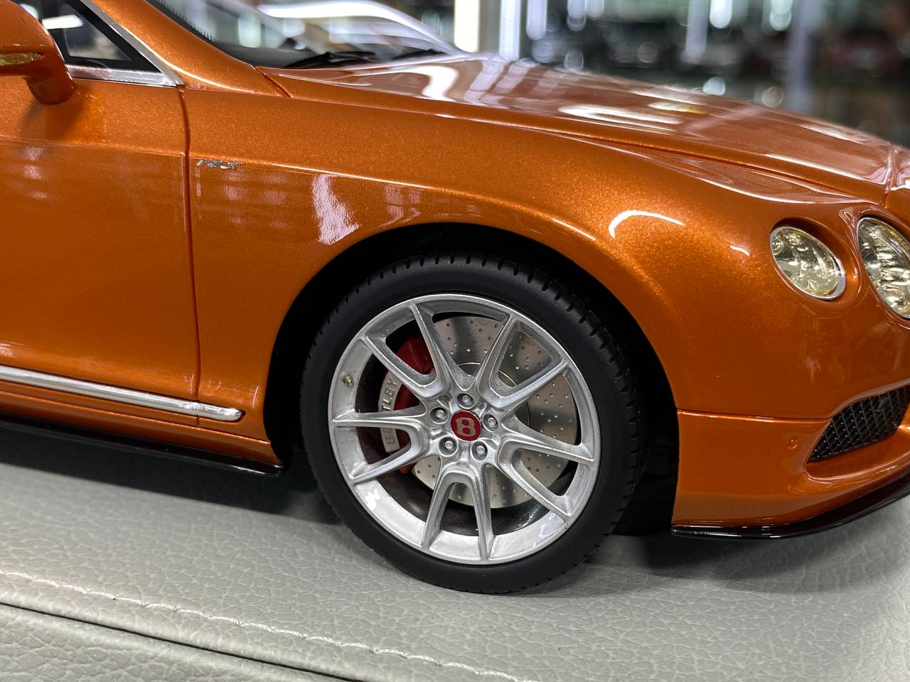 1:18 Resin Model BBR Collection Model Bentley Continental GT V8 S – Sunrise (Limited 20 pcs – Dubai Collectors)