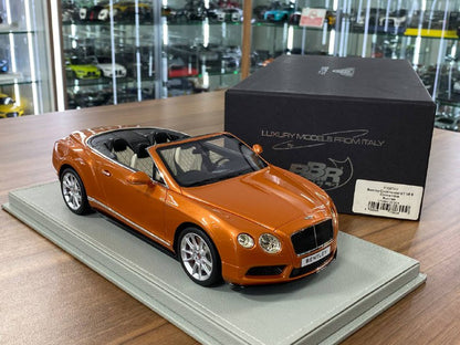 1:18 Resin Model BBR Collection Model Bentley Continental GT V8 S – Sunrise (Limited 20 pcs – Dubai Collectors)