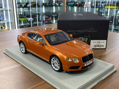 1:18 Resin Model BBR Collection Model Bentley Continental GT V8 S – Sunrise (Limited 20 pcs – Dubai Collectors)
