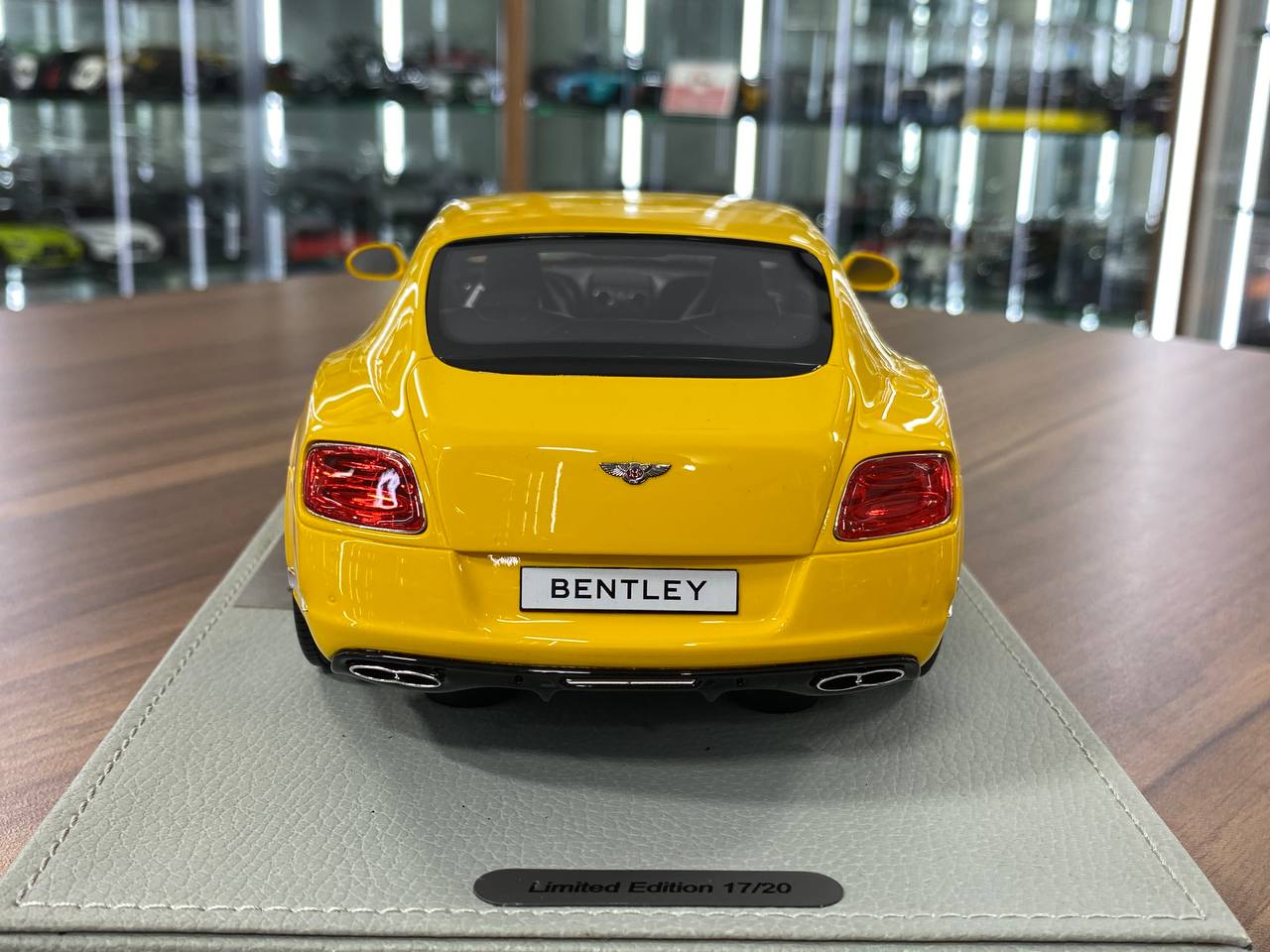 1/18 resin BBR Collection Bentley Continental GT V8 S  Monaco Yellow Limited 20 pcs