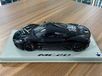 1:18 Resin Model BBR Collection Model Maserati MC20 2020 Special Edition – Nero Enigma (Limited 50 pcs – Dubai Collectors)