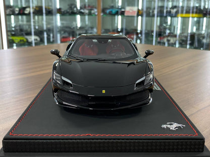 🚨Ferrari 296 GTB 1:18 Resin Model – Black | BBR Collection (Limited 24 pcs – Dubai Collectors)