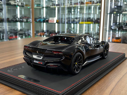 🚨Ferrari 296 GTB 1:18 Resin Model – Black | BBR Collection (Limited 24 pcs – Dubai Collectors)