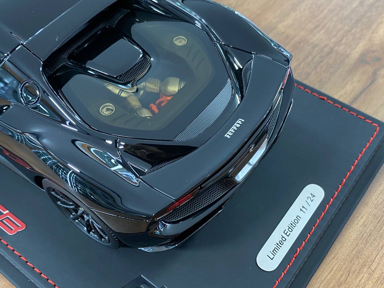 🚨Ferrari 296 GTB 1:18 Resin Model – Black | BBR Collection (Limited 24 pcs – Dubai Collectors)