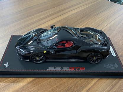 🚨Ferrari 296 GTB 1:18 Resin Model – Black | BBR Collection (Limited 24 pcs – Dubai Collectors)