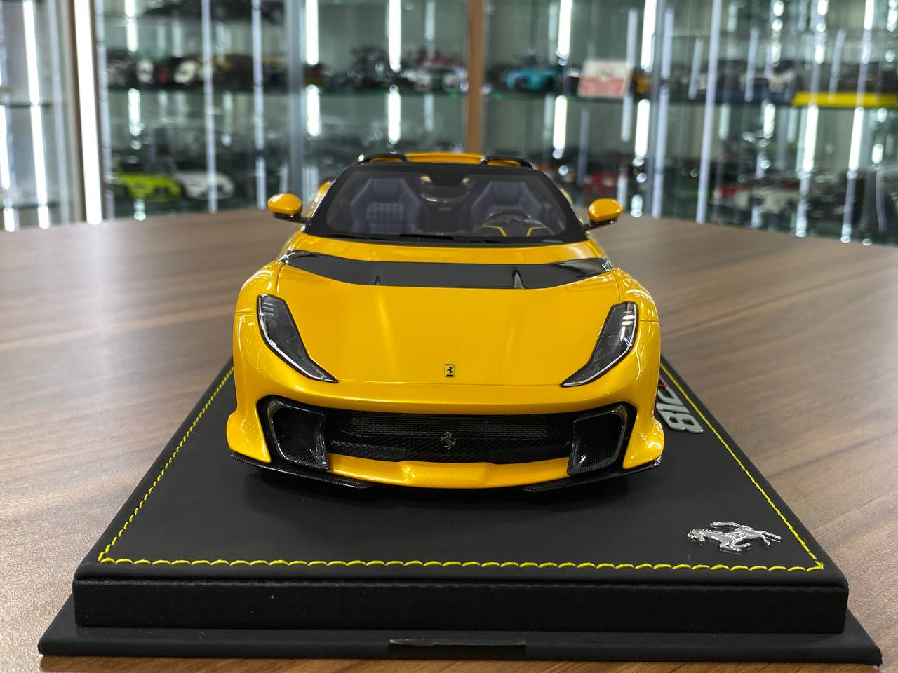 1:18 Resin Model BBR Collection Model Ferrari 812 CompetizioneA (Aperta) – Giallo Tristrato (Limited 200 pcs – Dubai Collectors)