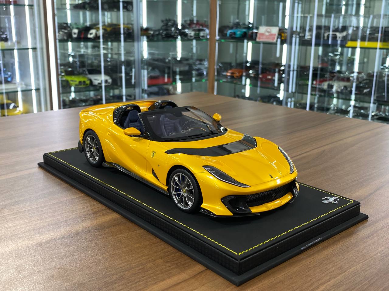 1:18 Resin Model BBR Collection Model Ferrari 812 CompetizioneA (Aperta) – Giallo Tristrato (Limited 200 pcs – Dubai Collectors)