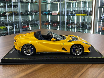 1:18 Resin Model BBR Collection Model Ferrari 812 CompetizioneA (Aperta) – Giallo Tristrato (Limited 200 pcs – Dubai Collectors)