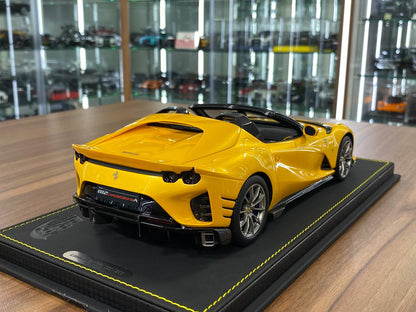 1:18 Resin Model BBR Collection Model Ferrari 812 CompetizioneA (Aperta) – Giallo Tristrato (Limited 200 pcs – Dubai Collectors)