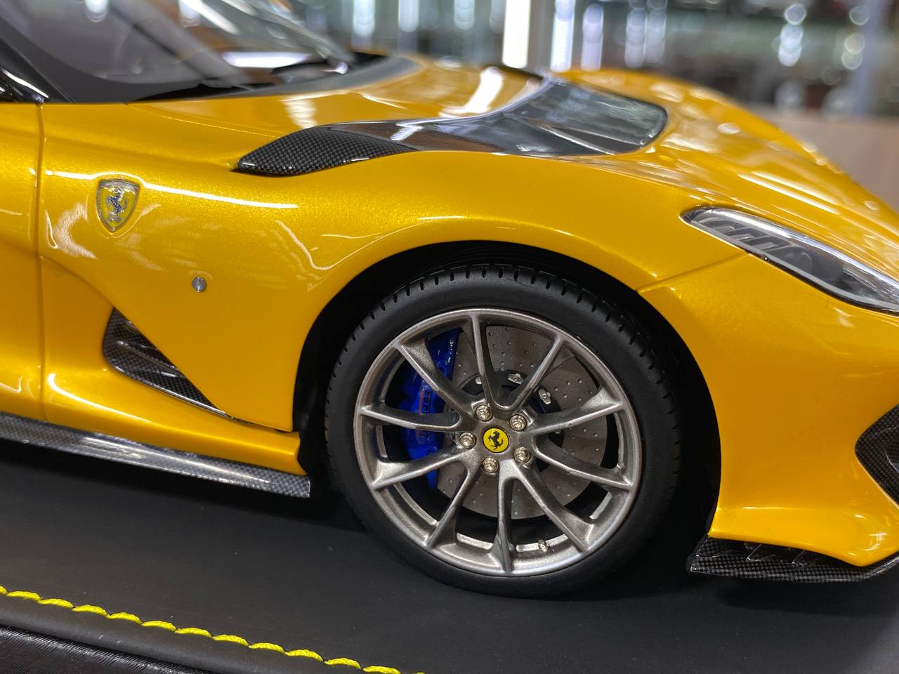 1:18 Resin Model BBR Collection Model Ferrari 812 CompetizioneA (Aperta) – Giallo Tristrato (Limited 200 pcs – Dubai Collectors)