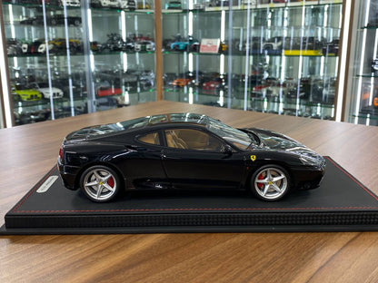 1:18 Resin Model BBR Collection Model Ferrari 360 Modena 1999 – Gloss Black (Limited 24 pcs – Dubai Collectors)