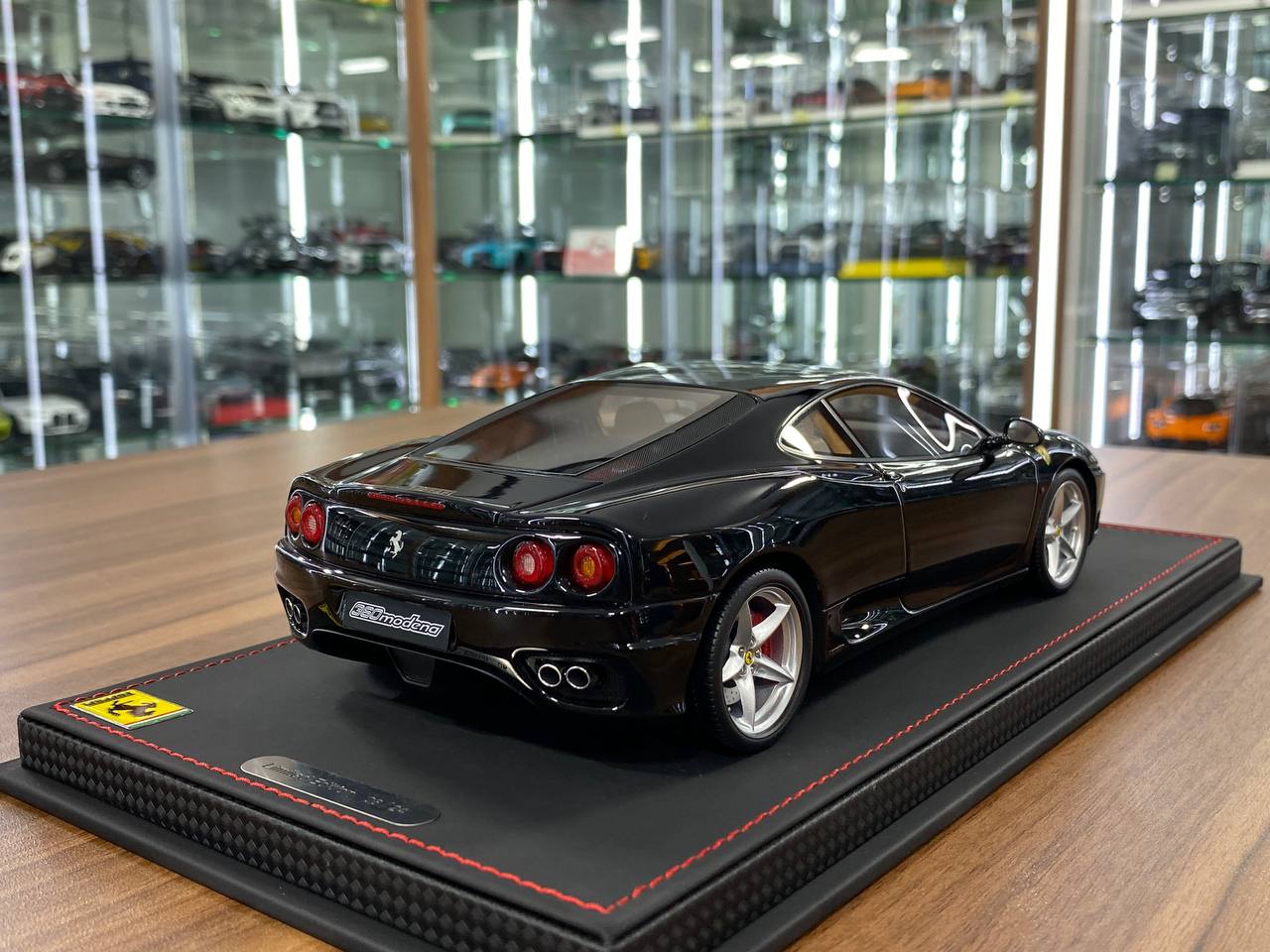 1:18 Resin Model BBR Collection Model Ferrari 360 Modena 1999 – Gloss Black (Limited 24 pcs – Dubai Collectors)