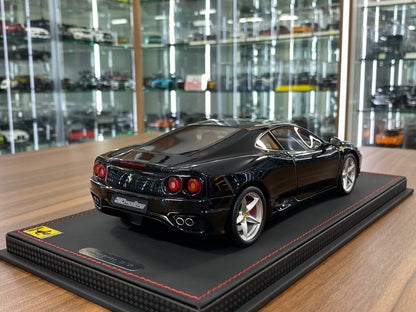 1:18 Resin Model BBR Collection Model Ferrari 360 Modena 1999 – Gloss Black (Limited 24 pcs – Dubai Collectors)