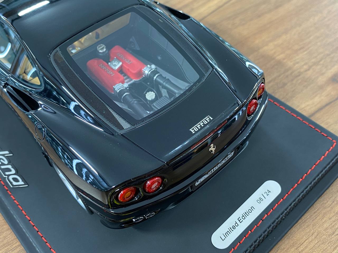 1:18 Resin Model BBR Collection Model Ferrari 360 Modena 1999 – Gloss Black (Limited 24 pcs – Dubai Collectors)