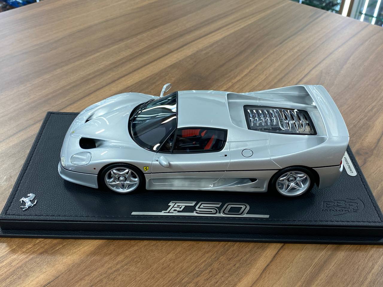 1:18 Resin Model BBR Collection Model Ferrari F50 Coupe – Argento Nurburgring (Limited 48 pcs – Dubai Collectors)