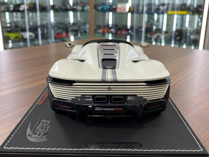 1:18 Resin Model BBR Collection Model Ferrari SP3 Daytona – Bianco Italia Matt (Limited 360 pcs – Dubai Collectors)