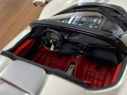 1:18 Resin Model BBR Collection Model Ferrari SP3 Daytona – Bianco Italia Matt (Limited 360 pcs – Dubai Collectors)