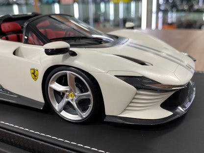 1:18 Resin Model BBR Collection Model Ferrari SP3 Daytona – Bianco Italia Matt (Limited 360 pcs – Dubai Collectors)