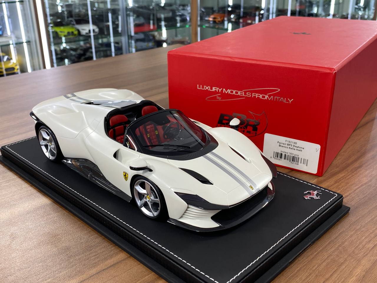 1:18 Resin Model BBR Collection Model Ferrari SP3 Daytona – Bianco Italia Matt (Limited 360 pcs – Dubai Collectors)