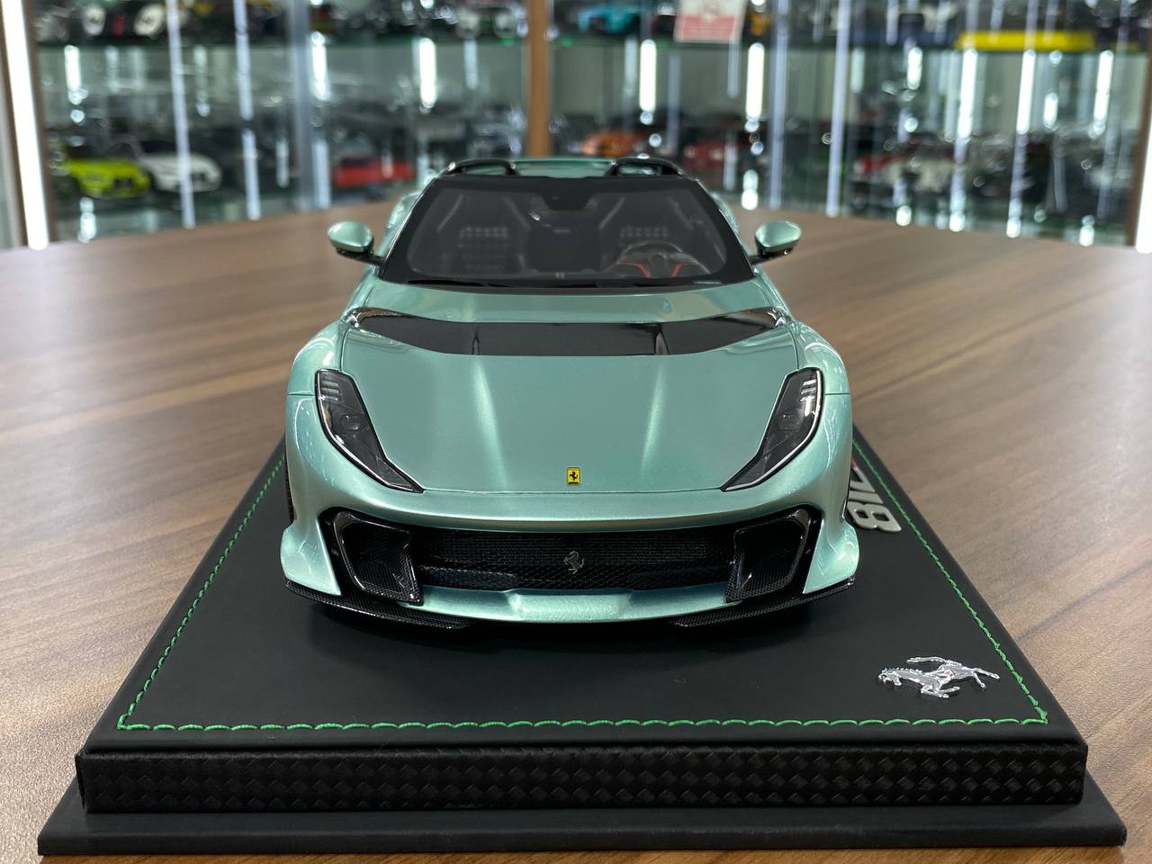 1:18 Resin Model BBR Collection Model Ferrari 812 CompetizioneA (Aperta) – Verde Tevere (Limited 48 pcs – Dubai Collectors)