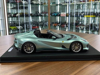1:18 Resin Model BBR Collection Model Ferrari 812 CompetizioneA (Aperta) – Verde Tevere (Limited 48 pcs – Dubai Collectors)