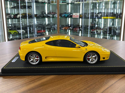 1:18 Resin Model BBR Collection Model Ferrari 360 Modena 1999 – Giallo Modena (Limited 126 pcs – Dubai Collectors)