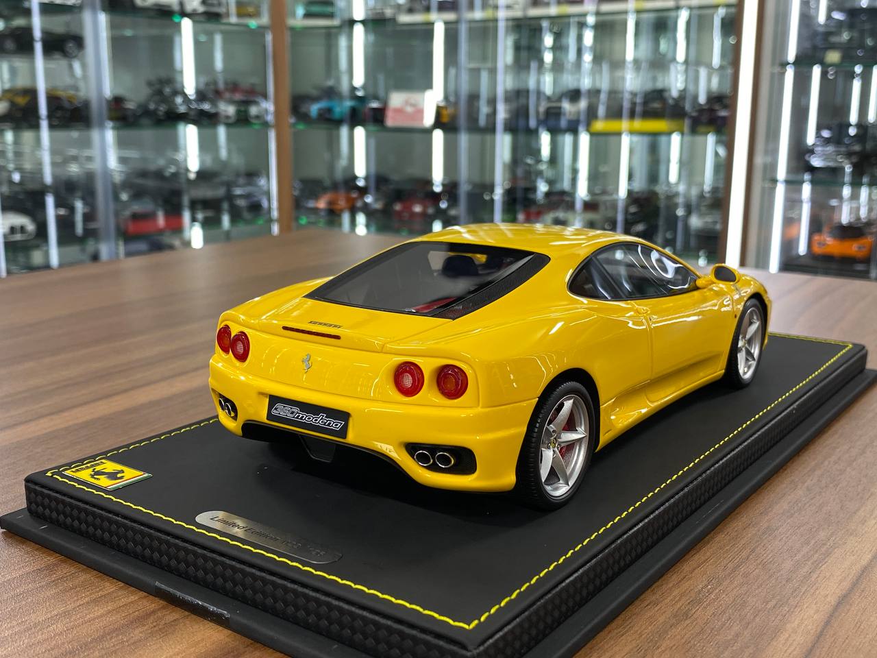 1:18 Resin Model BBR Collection Model Ferrari 360 Modena 1999 – Giallo Modena (Limited 126 pcs – Dubai Collectors)