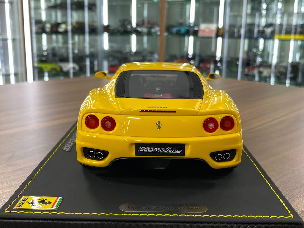 1:18 Resin Model BBR Collection Model Ferrari 360 Modena 1999 – Giallo Modena (Limited 126 pcs – Dubai Collectors)