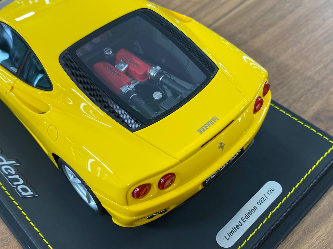 1:18 Resin Model BBR Collection Model Ferrari 360 Modena 1999 – Giallo Modena (Limited 126 pcs – Dubai Collectors)