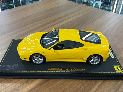 1:18 Resin Model BBR Collection Model Ferrari 360 Modena 1999 – Giallo Modena (Limited 126 pcs – Dubai Collectors)