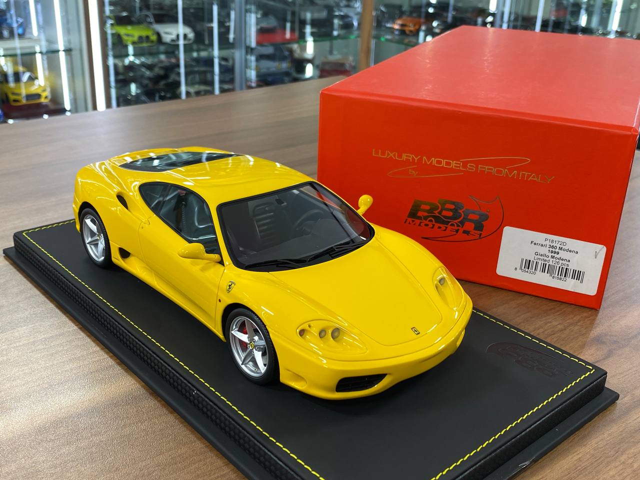 1:18 Resin Model BBR Collection Model Ferrari 360 Modena 1999 – Giallo Modena (Limited 126 pcs – Dubai Collectors)