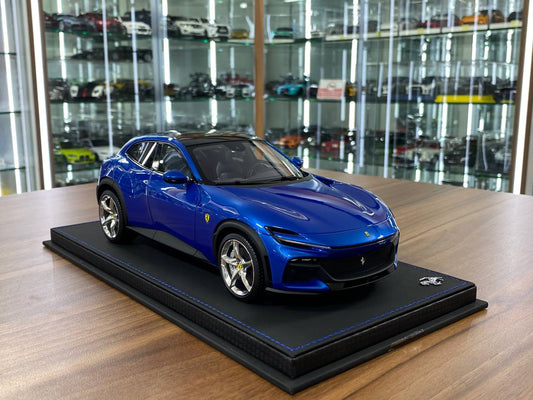 1/18 Resin Model – BBR Models Ferrari Purosangue Blu Corsa Limited Edition/ 84 pcs