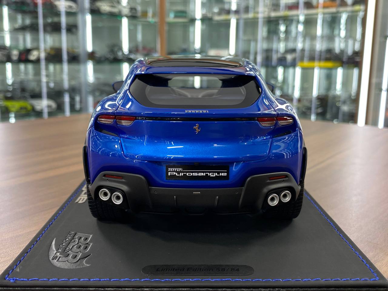 🚨1/18 Resin Model – BBR Models Ferrari Purosangue Blu Corsa Limited Edition/ 84 pcs
