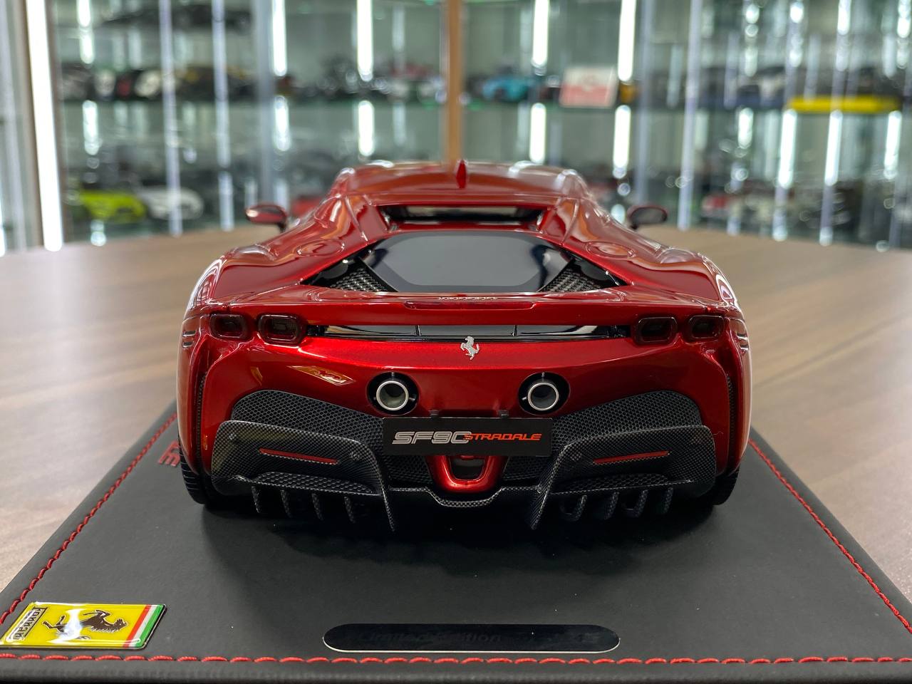 1:18 Resin Model BBR Collection Model Ferrari SF90 Stradale 2019 – Enzo Red (Limited 24 pcs – Dubai Collectors)