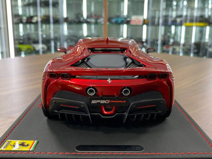 1:18 Resin Model BBR Collection Model Ferrari SF90 Stradale 2019 – Enzo Red (Limited 24 pcs – Dubai Collectors)