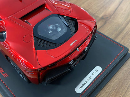 1:18 Resin Model BBR Collection Model Ferrari SF90 Stradale 2019 – Enzo Red (Limited 24 pcs – Dubai Collectors)