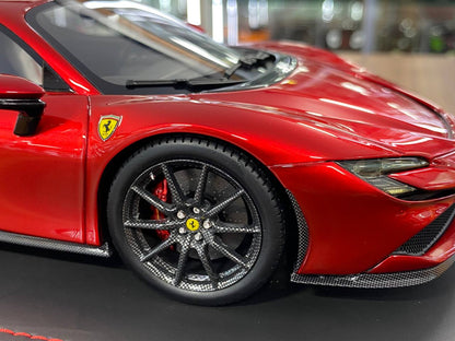 1:18 Resin Model BBR Collection Model Ferrari SF90 Stradale 2019 – Enzo Red (Limited 24 pcs – Dubai Collectors)