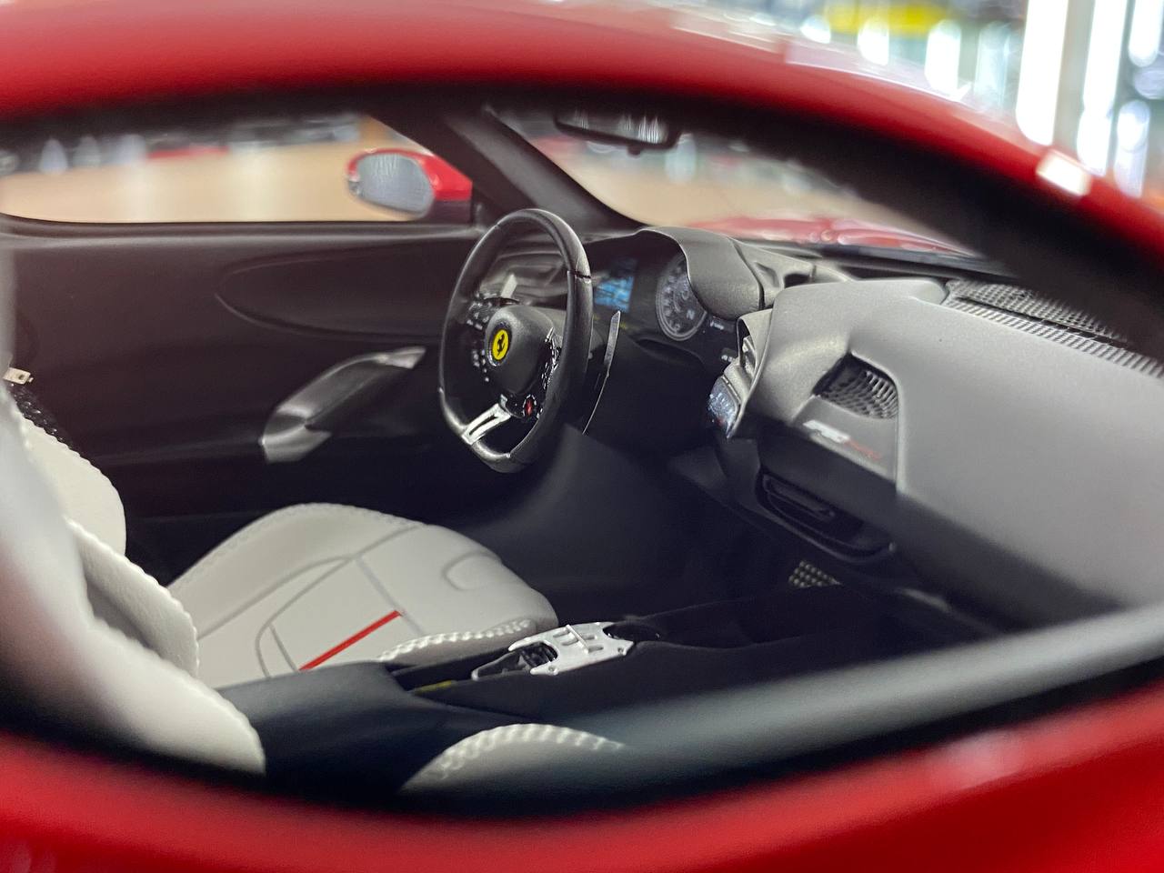 1:18 Resin Model BBR Collection Model Ferrari SF90 Stradale 2019 – Enzo Red (Limited 24 pcs – Dubai Collectors)