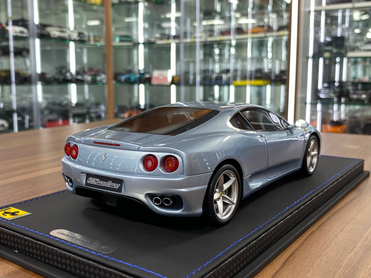 1:18 Resin Model BBR Collection Model Ferrari 360 Modena 1999 – Grigio Alloy (Limited 60 pcs – Dubai Collectors)