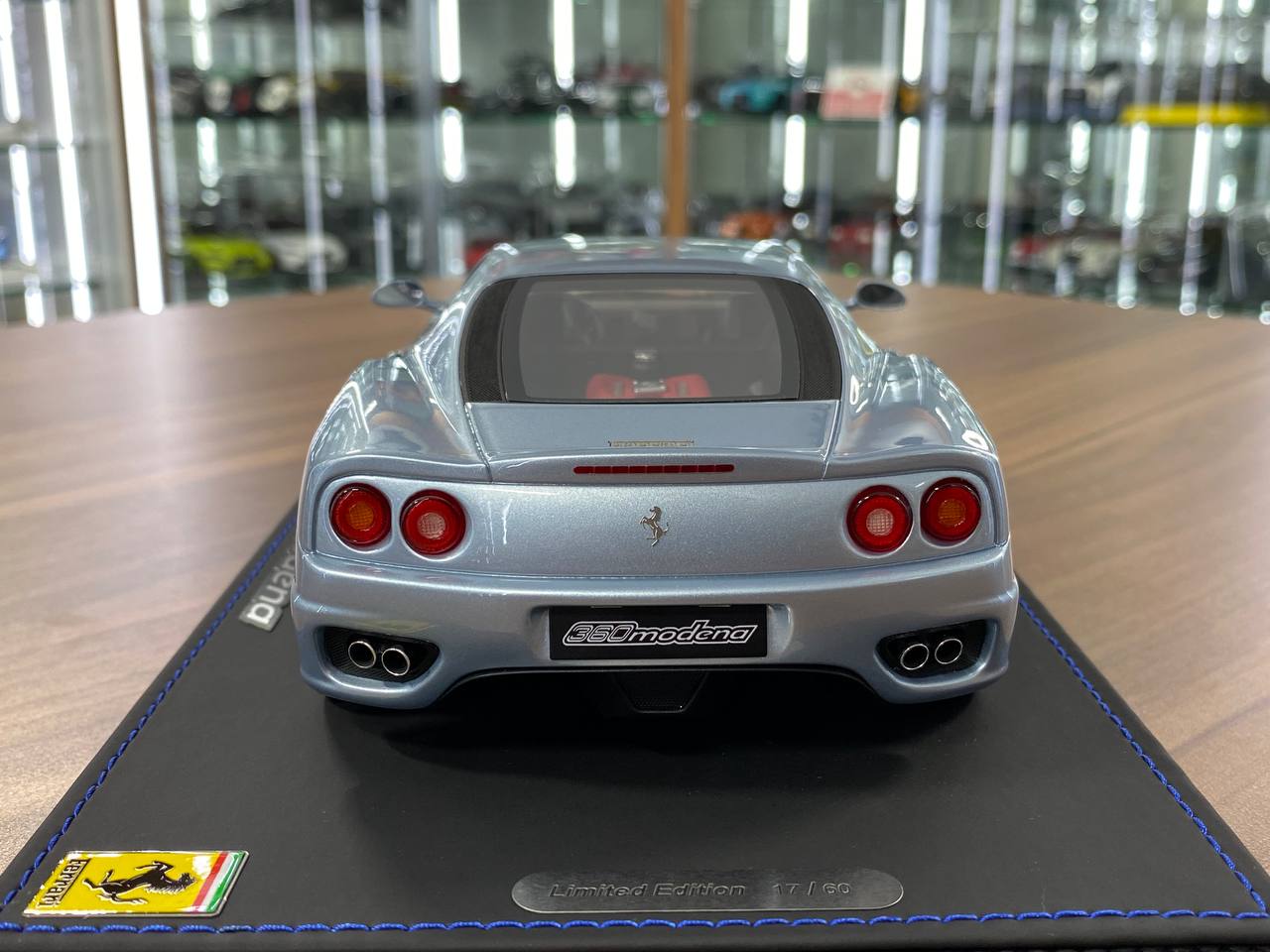 1:18 Resin Model BBR Collection Model Ferrari 360 Modena 1999 – Grigio Alloy (Limited 60 pcs – Dubai Collectors)
