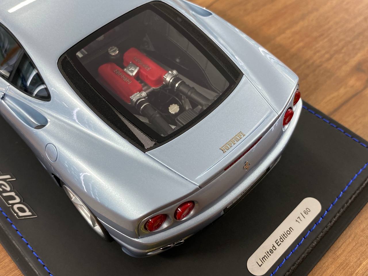 1:18 Resin Model BBR Collection Model Ferrari 360 Modena 1999 – Grigio Alloy (Limited 60 pcs – Dubai Collectors)