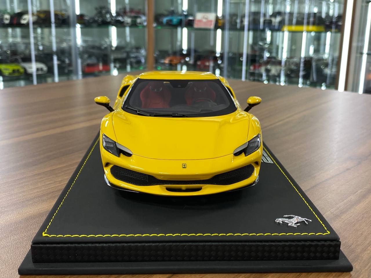 1:18 Resin Model BBR Collection Model Ferrari 296 GTB – Giallo Modena (Limited 99 pcs – Dubai Collectors)