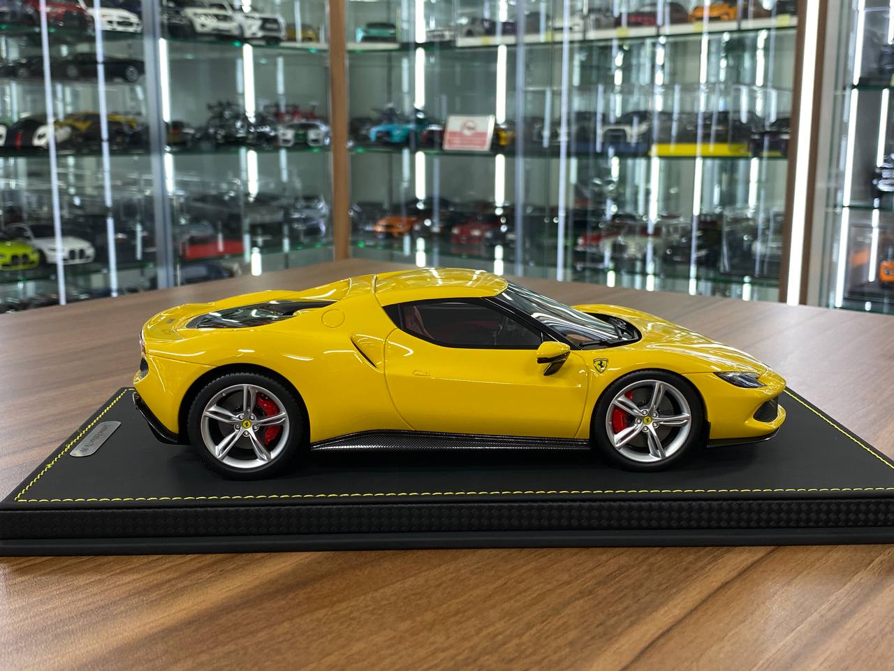 1:18 Resin Model BBR Collection Model Ferrari 296 GTB – Giallo Modena (Limited 99 pcs – Dubai Collectors)