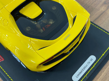 1:18 Resin Model BBR Collection Model Ferrari 296 GTB – Giallo Modena (Limited 99 pcs – Dubai Collectors)