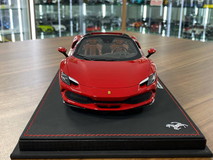 Ferrari 296 GTS 1:18 Resin – Rosso Corsa 322 | BBR Limited (200 pcs)