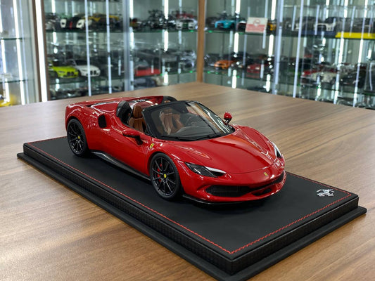 Ferrari 296 GTS 1:18 Resin – Rosso Corsa 322 | BBR Limited (200 pcs)