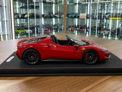 Ferrari 296 GTS 1:18 Resin – Rosso Corsa 322 | BBR Limited (200 pcs)