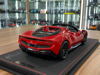 Ferrari 296 GTS 1:18 Resin – Rosso Corsa 322 | BBR Limited (200 pcs)