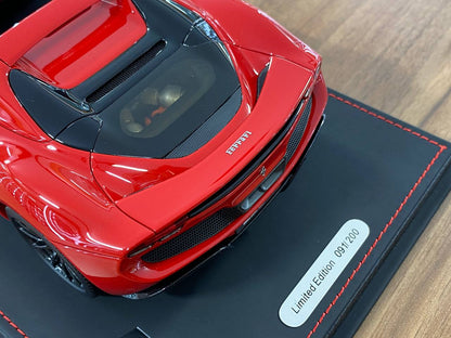 Ferrari 296 GTS 1:18 Resin – Rosso Corsa 322 | BBR Limited (200 pcs)